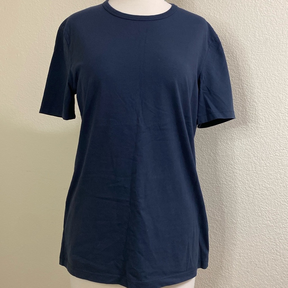 ASKET Navy cotton basic "The T Shirt"